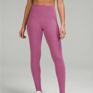 Lululemon velvet dust wunder train legging